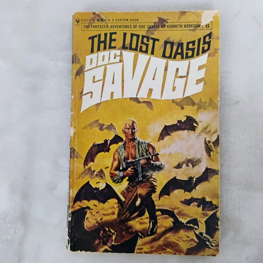 Doc Savage The Lost Oasis Kenneth Robeson Bantam E3017 Vintage 1965 Paperback